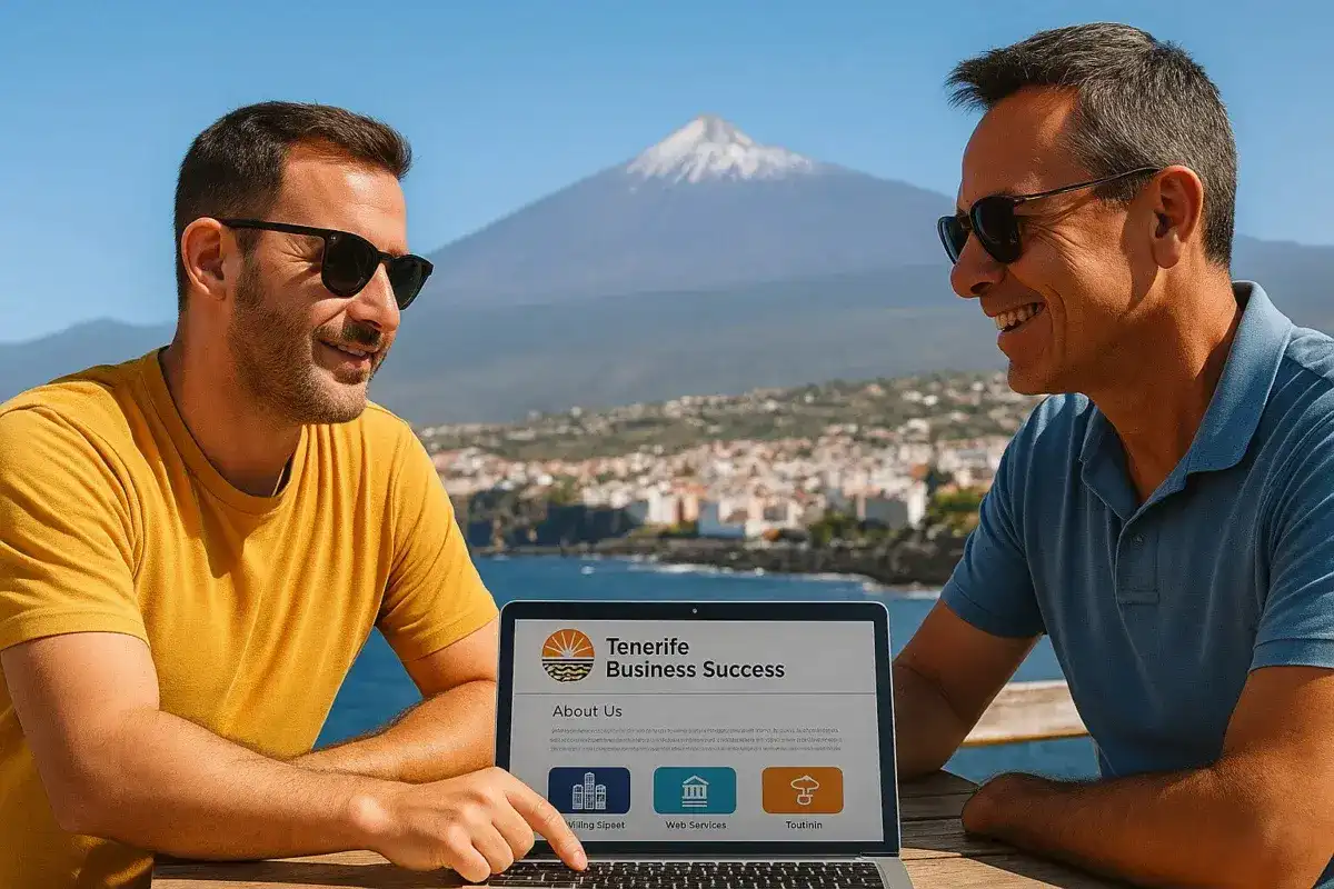 Graph showing business growth